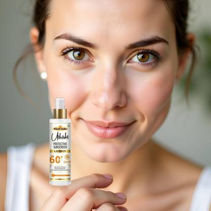 Utkrisht Sunscreen - SPF 60+ PA+++ Khadi SPF 60 Lotion for Skin Clarity and UV Resistance