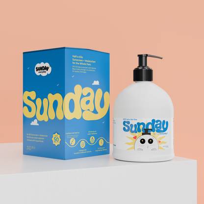 sunday everyday Sunscreen - SPF 50 PA++++ SPF 50 PA++++ Body Sunscreen Lotion + Moisturizer | 500ml