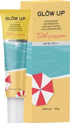 Glow up Sunscreen - SPF 50 PA+++ Tinted Sunscreen with SPF 50 & PA+++