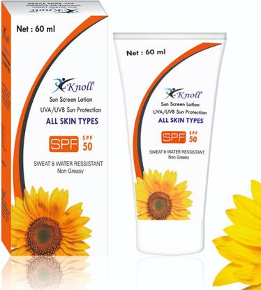 Knoll Sunscreen - SPF 50 PA+ Sunscreen