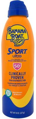 Banana Boat Sunscreen - SPF 50 PA++ Sport Ultra Clear Spray Broad Spectrum Sunscreen SPF 50