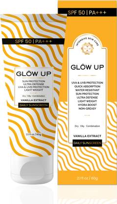 Glow up Sunscreen - SPF 50 PA+++ Daily sunscreen 60 g