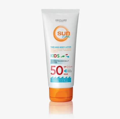 Oriflame Sunscreen - SPF 50 HIGH Sun Zone Face & Body Lotion KIDS