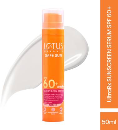 LOTUS HERBALS Sunscreen - SPF 60 PA++++ UltraRX Sunscreen serum SPF 60+ PA++++|Prevents tanning and pigmentation