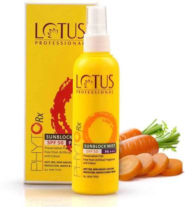 Lotus Professional Sunscreen - SPF 50 PA+++ Professional SUNBLOCK MIST SPF 50 PA +++ - SPF 50 PA+++