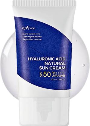 Isntree Sunscreen - SPF 50+ PA++++ SPF50+ PA++++ Sunscreen | Moisturizing Sun Cream with Hyaluronic Acid |Daily Use