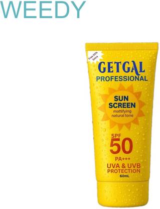 WEEDY Sunscreen - SPF 50 PA+++ Soft Matte Sunscreen SPF 50 PA++++ with Cooling Finish