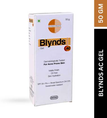 Blynds Sunscreen - SPF 30 PA+++ AC Gel (SPF 30+)