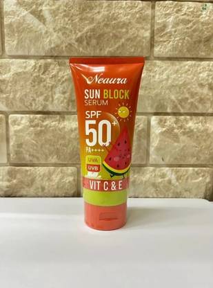 Precious Skin Sunscreen - SPF 50 PA++++ Neaura Sun Block Serum UV Protection SPF50+ PA++++ (Vit C & E)