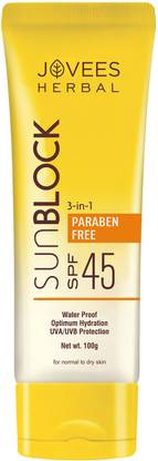 JOVEES Sunscreen - SPF 50 PA+++ SUNSCREEN SPF45