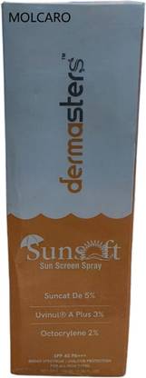 MOLCARO Sunscreen - SPF SPF 40 PA+++ DERMASTERS SUNSOFT SUNSCREEN SPRAY