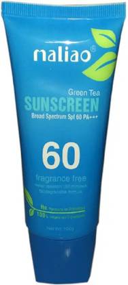 YUENCY Sunscreen - SPF 60 PA+++ PA+++ Sunscreen - SPF 50 PA+++ Green Tea Sunscreen* Broad Spectrum Spf 60 PA+++
