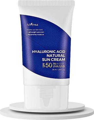 Isntree Sunscreen - SPF 50+ PA++++ SPF50+ PA++++ Acid Sun Cream | Lightweight, Moisturizing, Non-Comedogenic