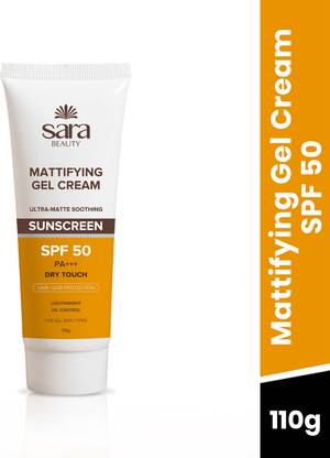 SARA Sunscreen - SPF 50 PA+++ Mattifying Gel Cream