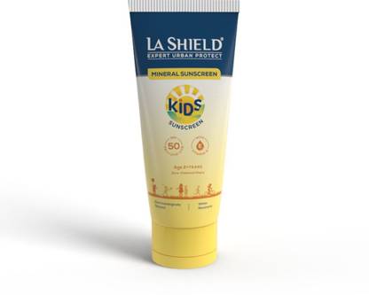 La Shield Sunscreen - SPF 50 PA+++ Kids Sunscreen Gel SPF 50 PA+++ 100% Mineral Sunscreen for kids above 2 years