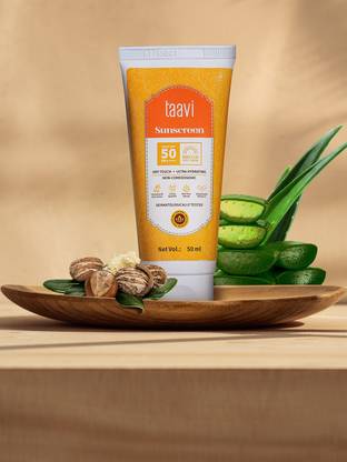 Taavi Sunscreen - SPF 50 PA++++ Broad Spectrum Sunscreen 50 ml