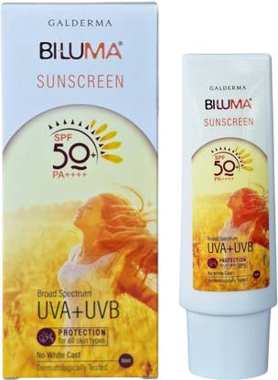 BILUMA Sunscreen - SPF 50 PA++++ Advanced Broad-Spectrum Sunscreen SPF 50+ PA++++, Maximum UVA/UVB Protection