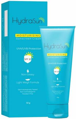 Hydrasun Sunscreen - SPF 50 PA+++ Moisturising Sunscreen Cream