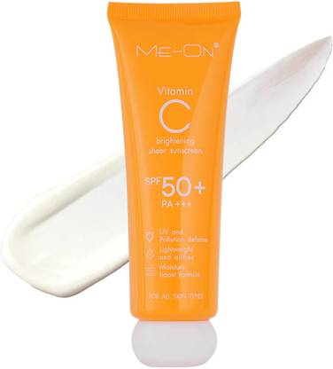 Me-On Sunscreen - SPF 50 PA+++ Vitamin C Sunscreen
