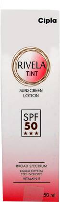 Cipla Sunscreen - SPF 50 PA++++ Tint Sunscreen Lotion -SPF 50 PA+++ (50 ml) (1 Pack)