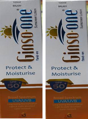 BALAXY Sunscreen - SPF 50 PA+++ GONSO ONE SPF 50 SUNSCREEN LOTION PACK OF2