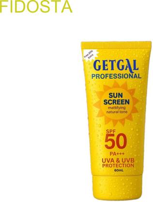 fidosta Sunscreen - SPF 50 PA+++ SPF 50 PA++++ Cream with Hydration + Glow Protection