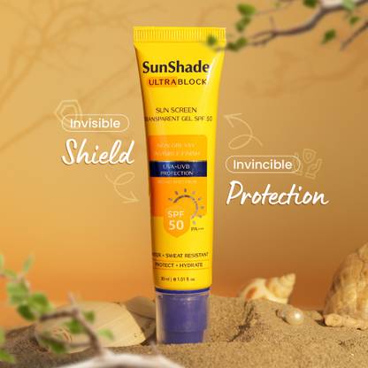 Leeford Sunscreen - SPF 50 Sunshade Ultra Matte Sunscreen Gel | UVA + UVB & Broad Spectrum Protection