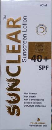 Sunclear Sunscreen - SPF 50 Sunscreen Lotion