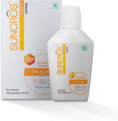 Suncros Sunscreen - SPF 50+ PA+++ Sunpharma Matte Finish Lotion, SPF 50+ & PA+++, 8-Hr UV Protection