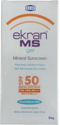 klm Sunscreen - SPF 50 PA+++ EKRAN*-MS GEL 1*50GM