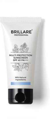 BRILLARE Sunscreen - SPF 50 PA+++ Multi-Protection Sunscreen SPF 40 | Protection from UVA/UVB rays & Blue Light emitted from digital device | Susncreen