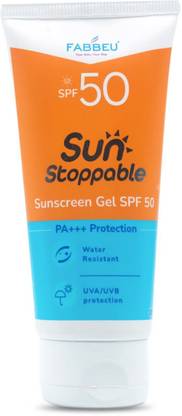 FABBEU Sunscreen - SPF 50 PA+++ Sunscreen Lotion for Oily Skin with Protection Water Resistant UVA & UVB