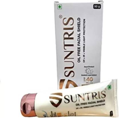 Suntris Sunscreen - SPF 50 PA+++ Oil Free Facial Shield - (50 g)