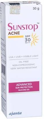 SUNSTOP Sunscreen - SPF 30 PA+++ Acne SPF 30 PA+++ Sunscreen Gel