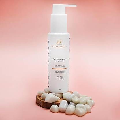 DIVA BELLEZZA Sunscreen - SPF 50 PA++++ Sunscreen SPF50 PA++++ Broad Spectrum, Matte & No White Cast