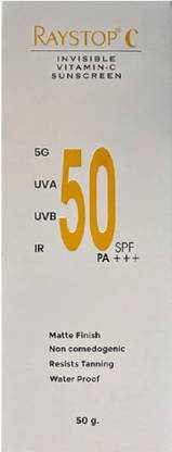 RAYSTOP Sunscreen - SPF 50 PA+++ C Invisible Vitamin-C Sunscreen