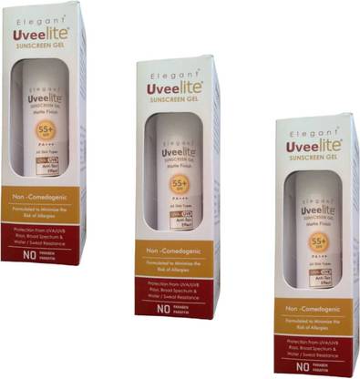 Uveelite Sunscreen - SPF 50 PA+++ sunsceen pack of 3