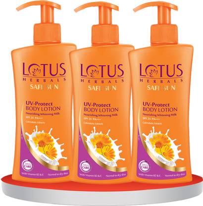 LOTUS HERBALS Sunscreen - SPF 50 PA+++ Safe Sun UV Protect Body Lotion