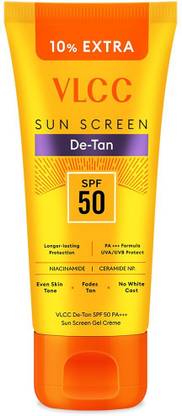 VLCC Sunscreen - SPF PA+++ PA+++ De-Tan SPF 50 PA+++ Sunscreen Gel Crème 50g