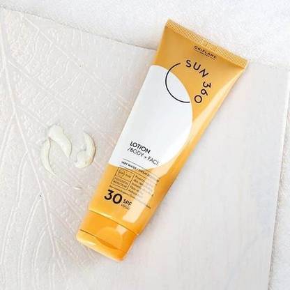 Oriflame Sunscreen - SPF 50 PA++++ SUN ZONE Lotion Body + Face SPF 30 High (125 ml)
