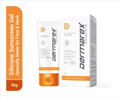 Dermarex Sunscreen - SPF 50 PA+++ Silicone Sunscreen Matte Gel_IR & Blue light protection_Face & Neck