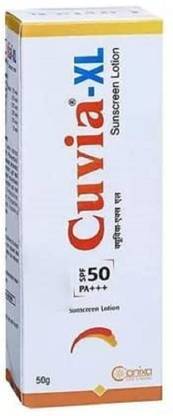 Cuvia Sunscreen - SPF 50 PA+++ XL Sunscreen Lotion SPF 50 PA+++