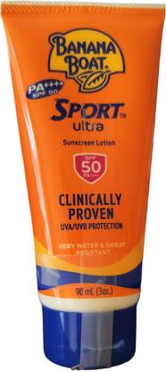 Banana Boat Sunscreen - SPF 50 PA++++ Sport Ultra Sunscreen Lotion SPF 50 PA ++++ 90mL