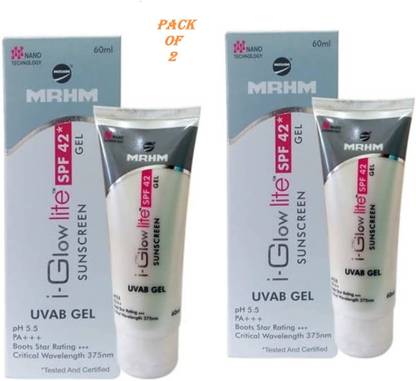 MRHM Sunscreen - SPF 50 PA+++ I GLOW LITE SPF 42 SUNSCREEN GEL