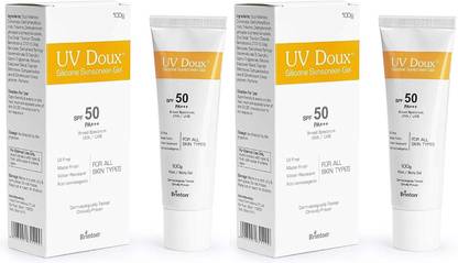 Brinton Sunscreen - SPF 50 PA+++ Face & Body Sunscreen gel with SPF 50 (100 g) x Pack of 2