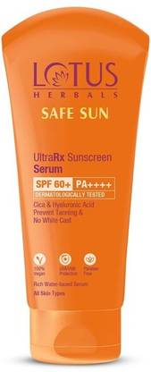 LOTUS HERBALS Sunscreen - SPF 50 PA++++ SS UltraRx Sunscreen SPF 60_30ml