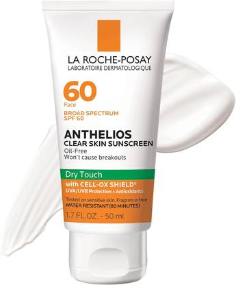 La Roche Posay Sunscreen - SPF 50 SPF 60-0.15 Pounds Sunscreen Cream (dry touch)