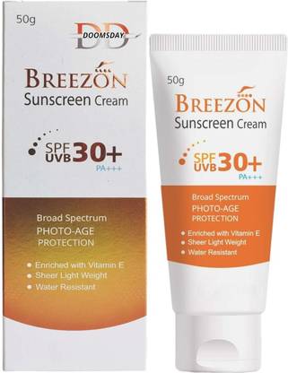 DOOMSDAY Sunscreen - SPF 50 PA+++ breezon daily sunscreen cream
