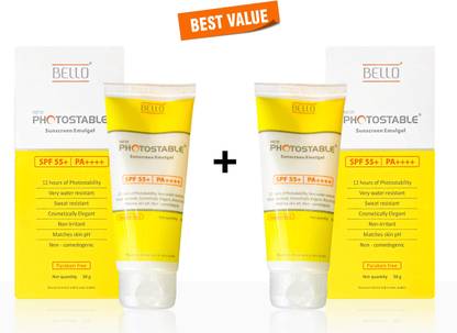 Bello Sunscreen - SPF 50 PA++++ Photostable SUNSCREEN