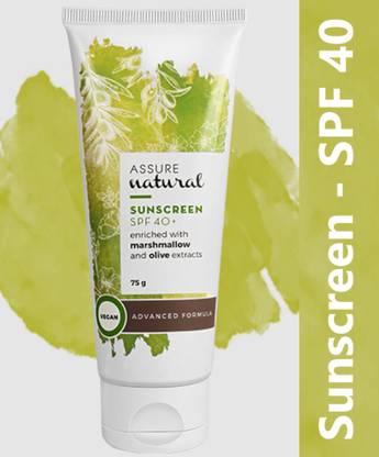ASSURE Sunscreen - SPF 50 (enriched with marshmallow and olive extracts)